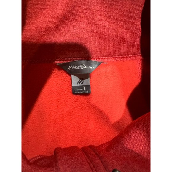 EDDIE BAUER FULL ZIP WOMANS SIZE LARGE SWEATER | Y1 - Picture 2 of 5